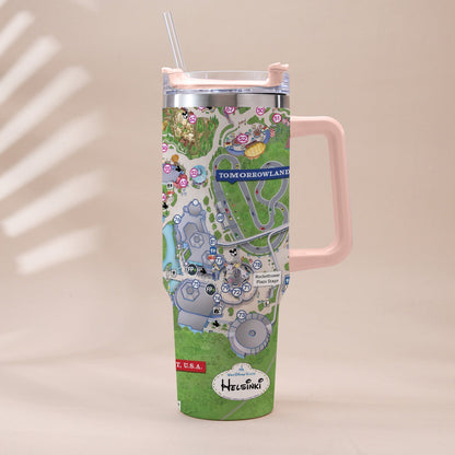 Magic Kingdom - Personalized Mouse Tumbler With Handle