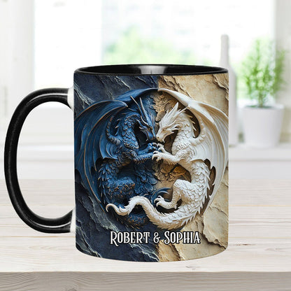 Love Dragons - Personalized Dragon Accent Mug