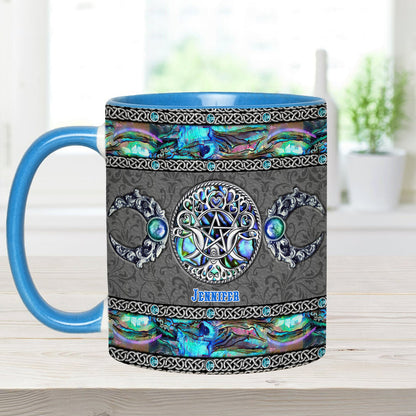 Tripple Moon - Personalized Witch Accent Mug