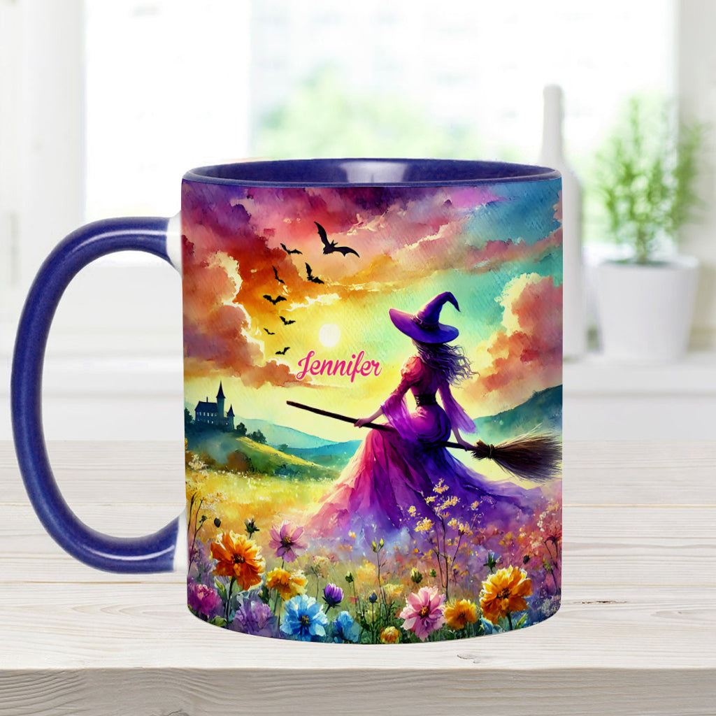 Beautiful Witch - Personalized Witch Accent Mug
