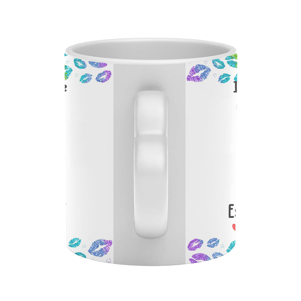 I Adore You And Love Every Part Of You - Personalized LGBT Support Heart Handle Mug