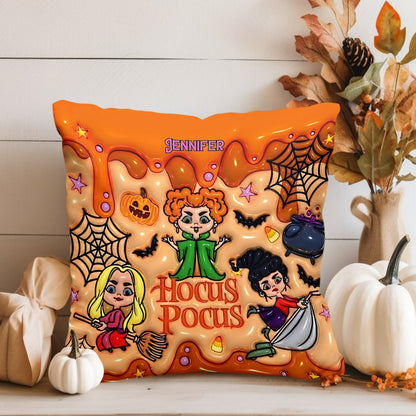 Sisters - Personalized Three Witches Throw Pillow