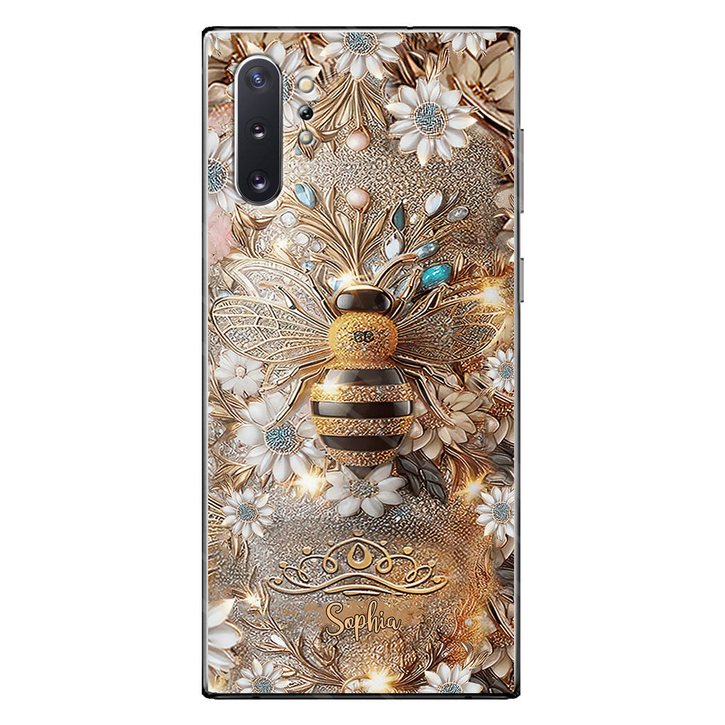 Queen Bee - Personalized Bee Clear Phone Case
