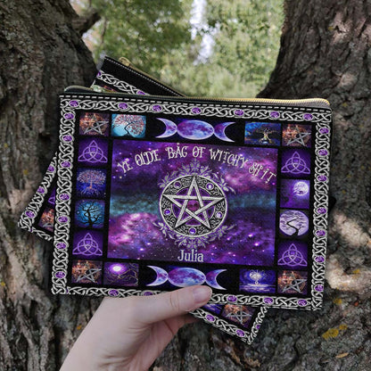Ye Olde Bag Of Witchy Sh*t - Personalized Witch Pouch