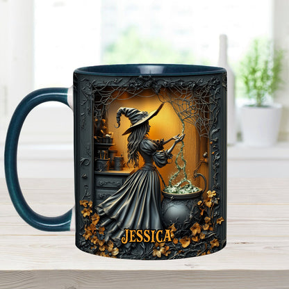 Beautiful Witch - Personalized Witch Accent Mug