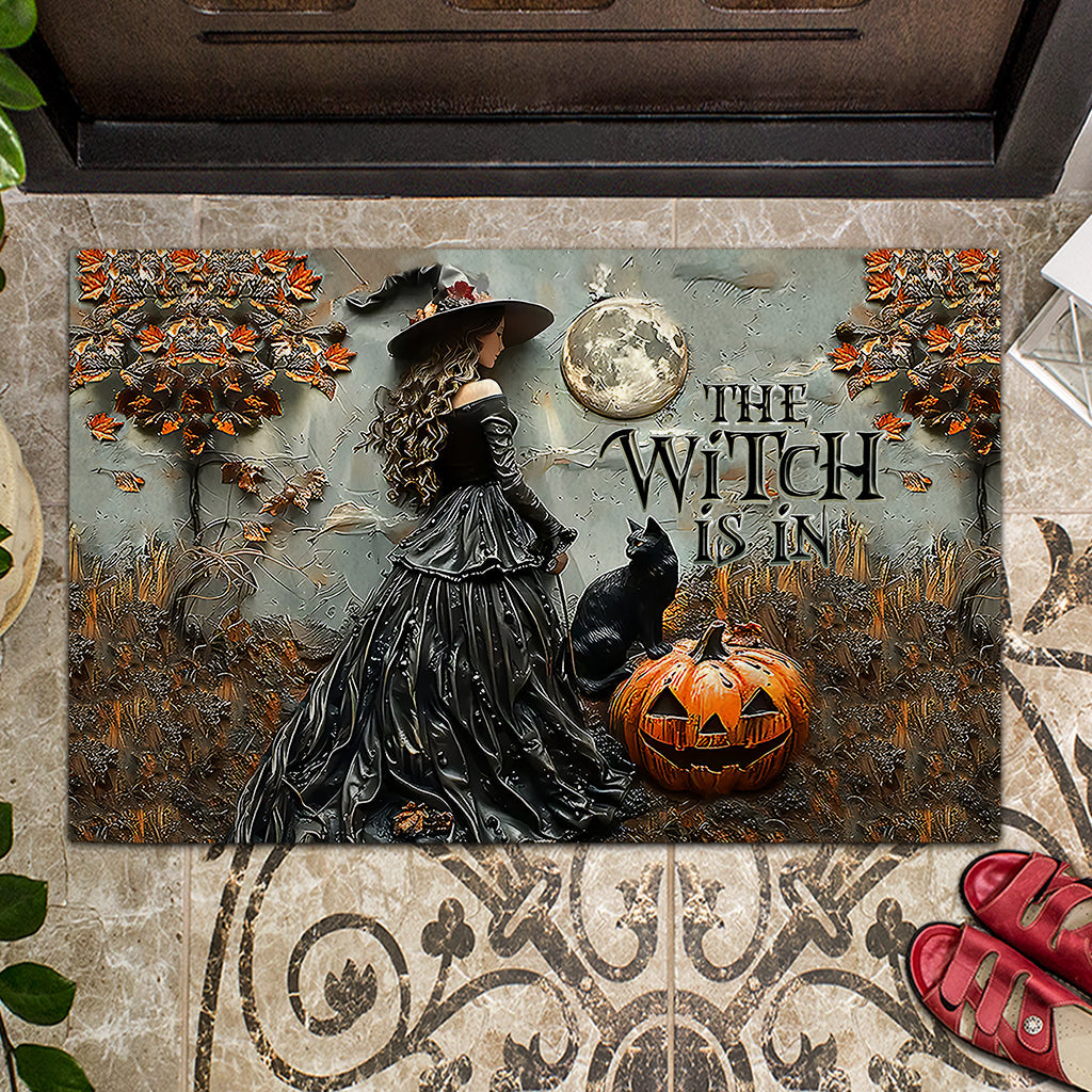 The Witch Is In - Witch Doormat