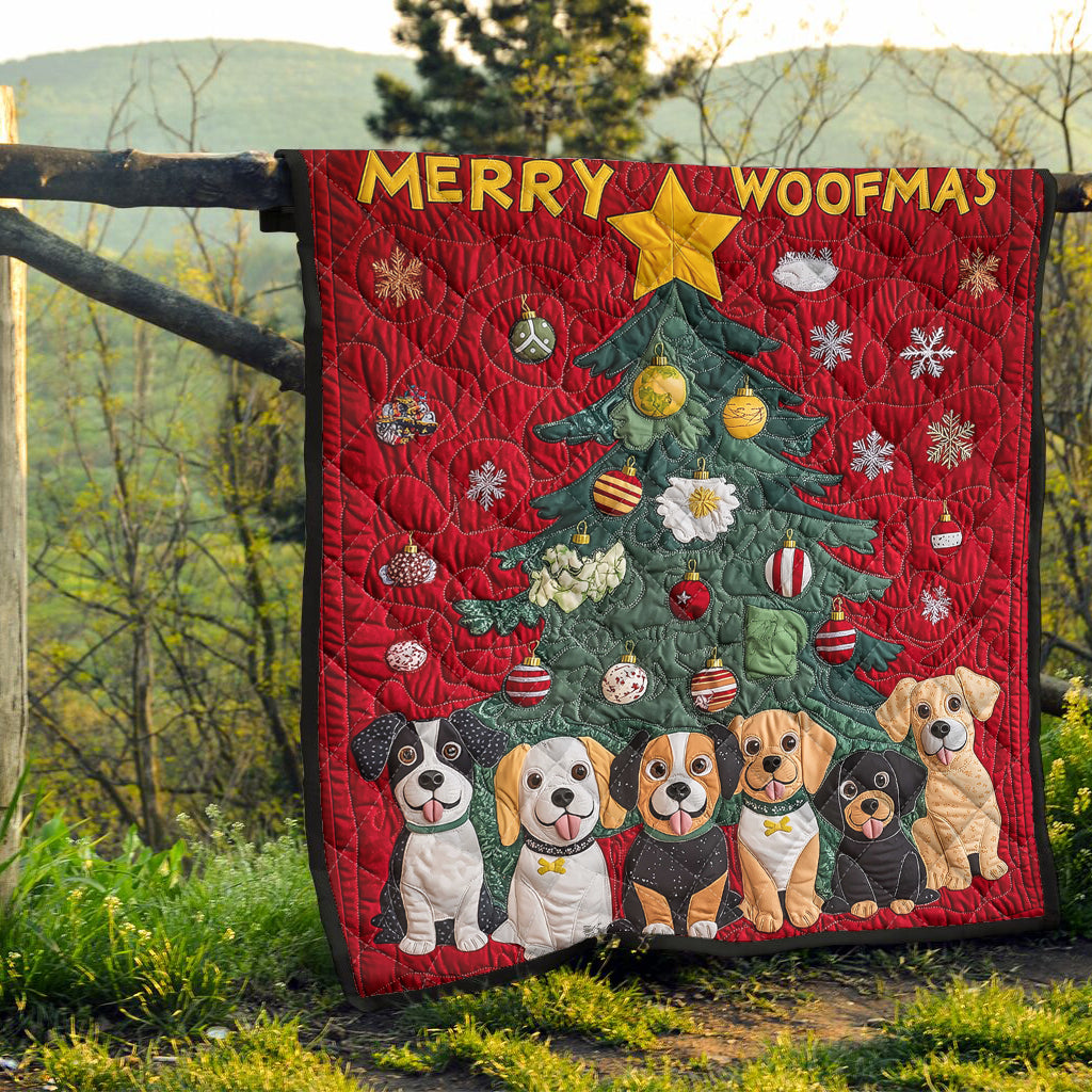 Merry Woofmas - Dog Quilt