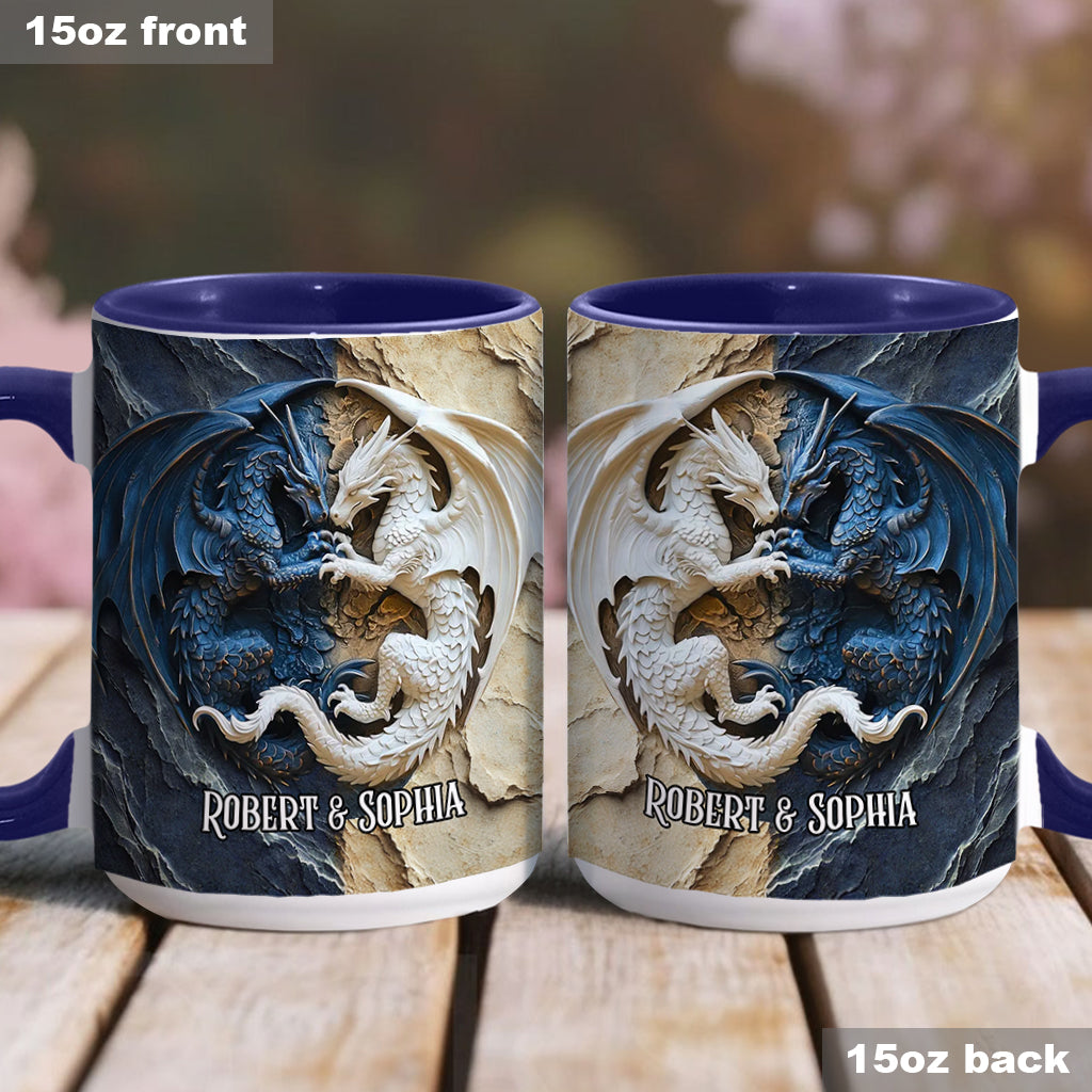 Love Dragons - Personalized Dragon Accent Mug