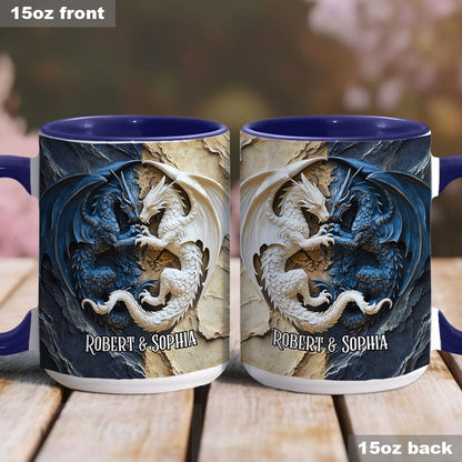 Love Dragons - Personalized Dragon Accent Mug