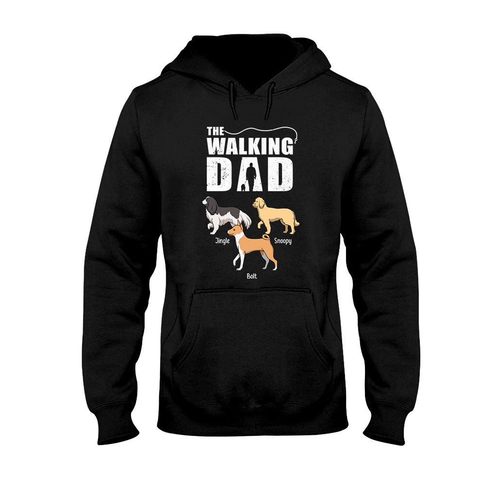The Walking Dad - Personalized Dog T-shirt And Hoodie