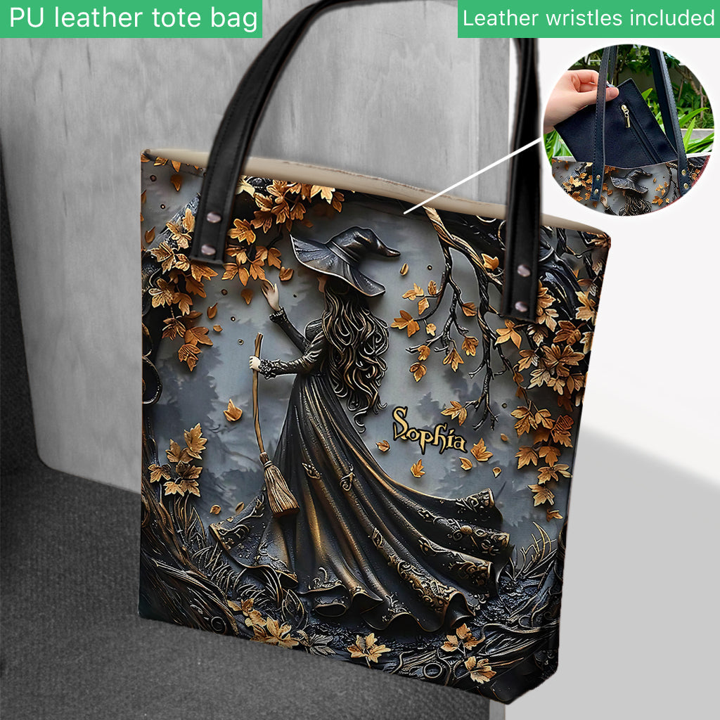 Beautiful Witch - Personalized Witch Tote Bag