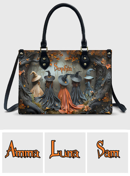Beautiful Witch - Personalized Witch Leather Handbag