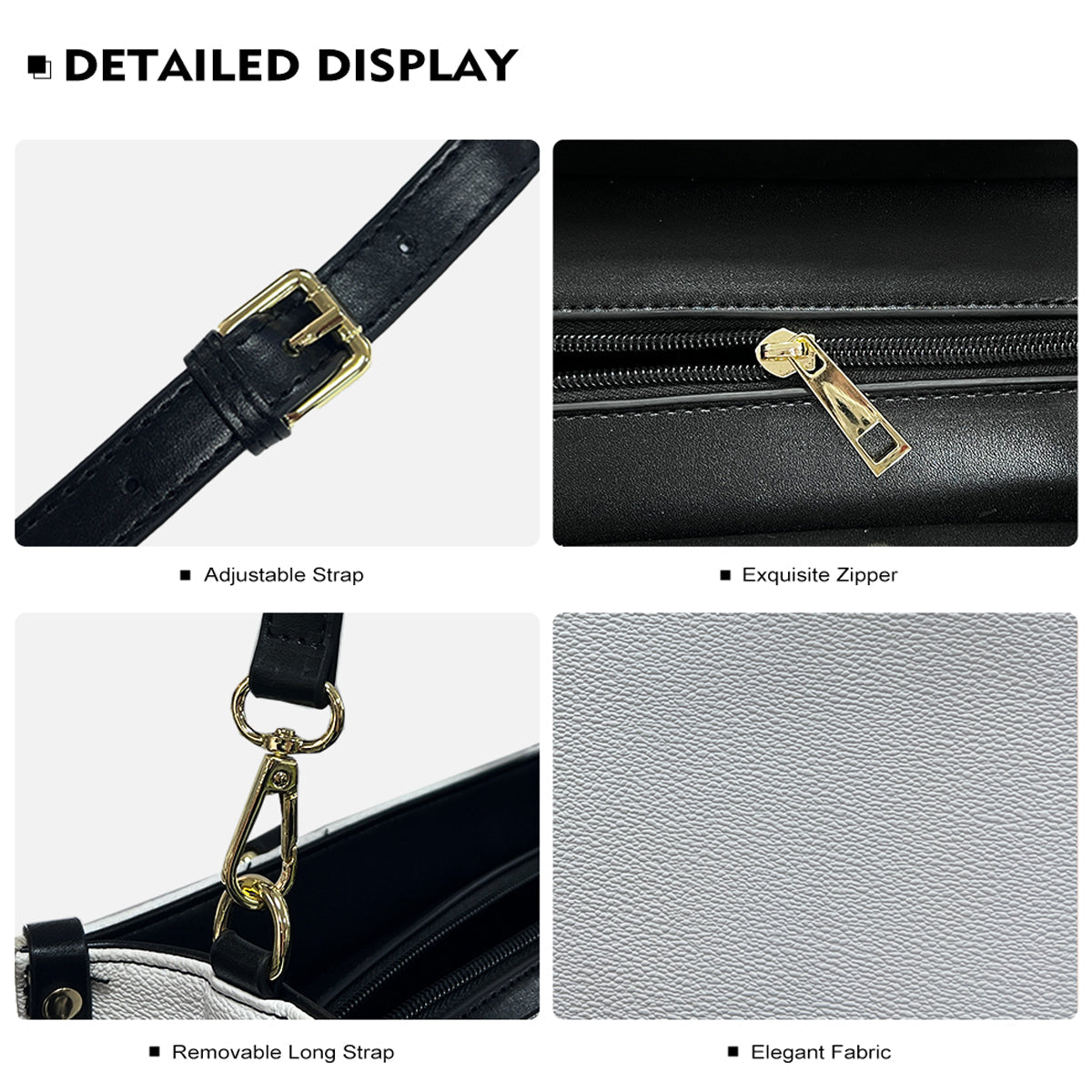 Beautiful Witch & Her Black Cat - Personalized Witch Leather Handbag