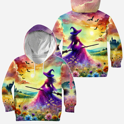 Beautiful Witch - Personalized Witch All Over Shirt