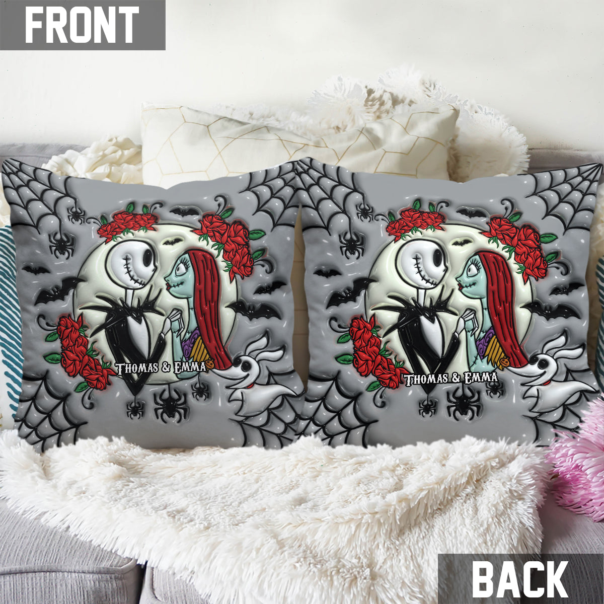 Till The Last Breath - Personalized Nightmare Throw Pillow