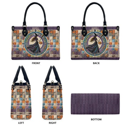 Beautiful Witch - Personalized Witch Leather Handbag