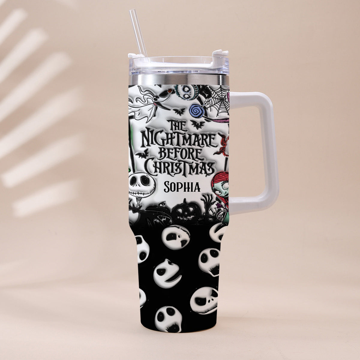 The Nightmare - Personalized Nightmare Tumbler With Handle