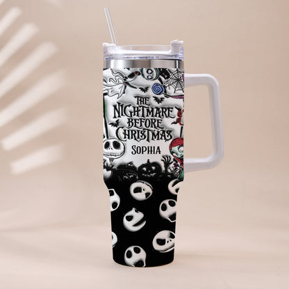 The Nightmare - Personalized Nightmare Tumbler With Handle