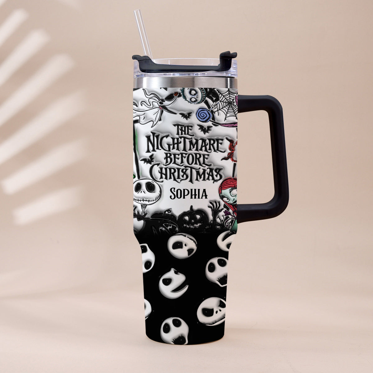 The Nightmare - Personalized Nightmare Tumbler With Handle