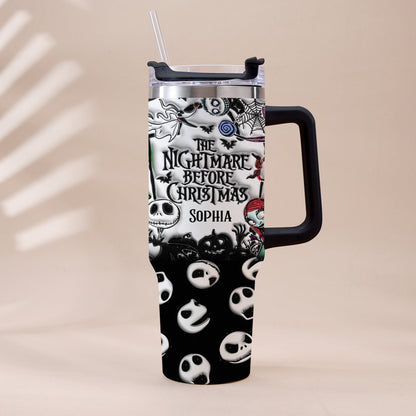 The Nightmare - Personalized Nightmare Tumbler With Handle