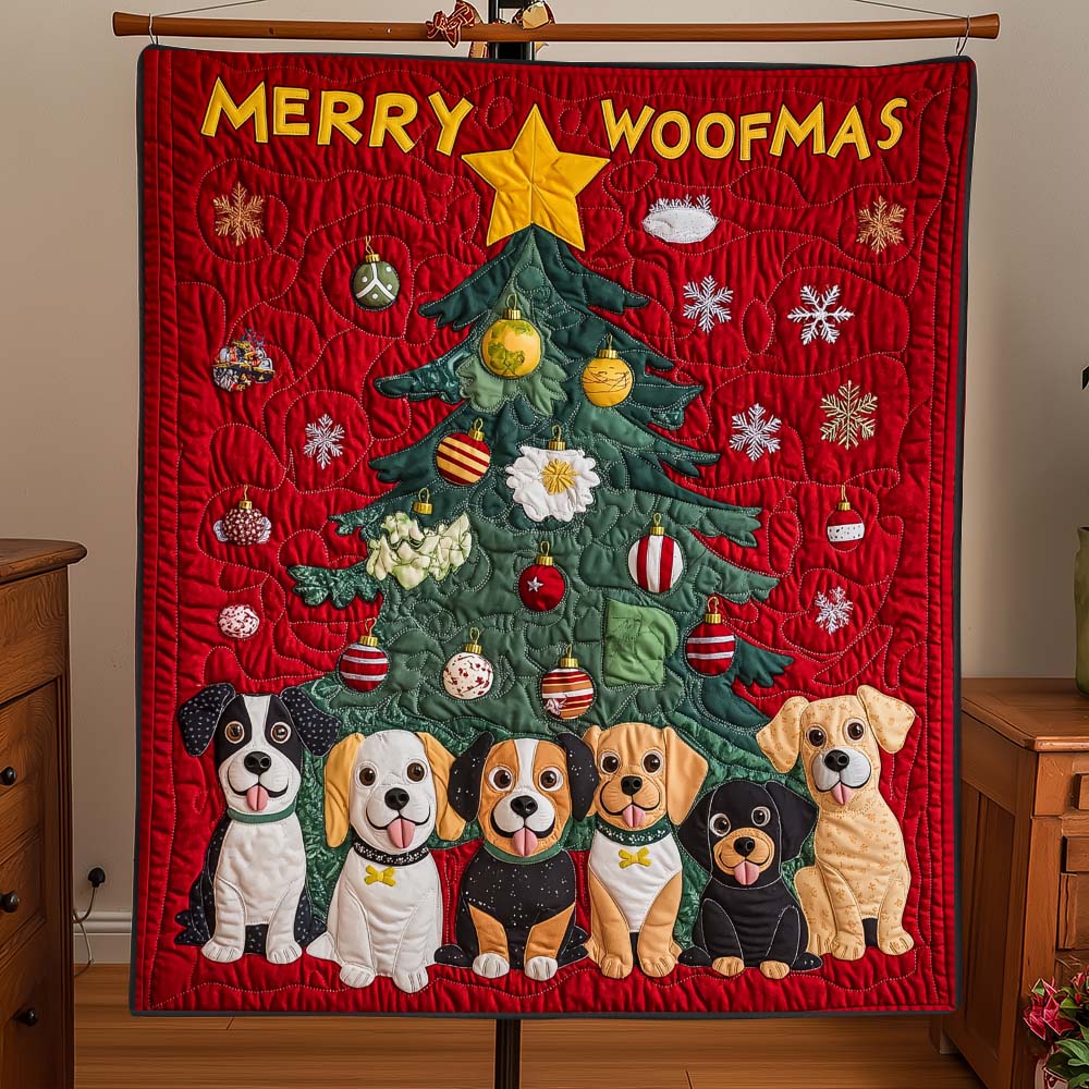 Merry Woofmas - Dog Quilt
