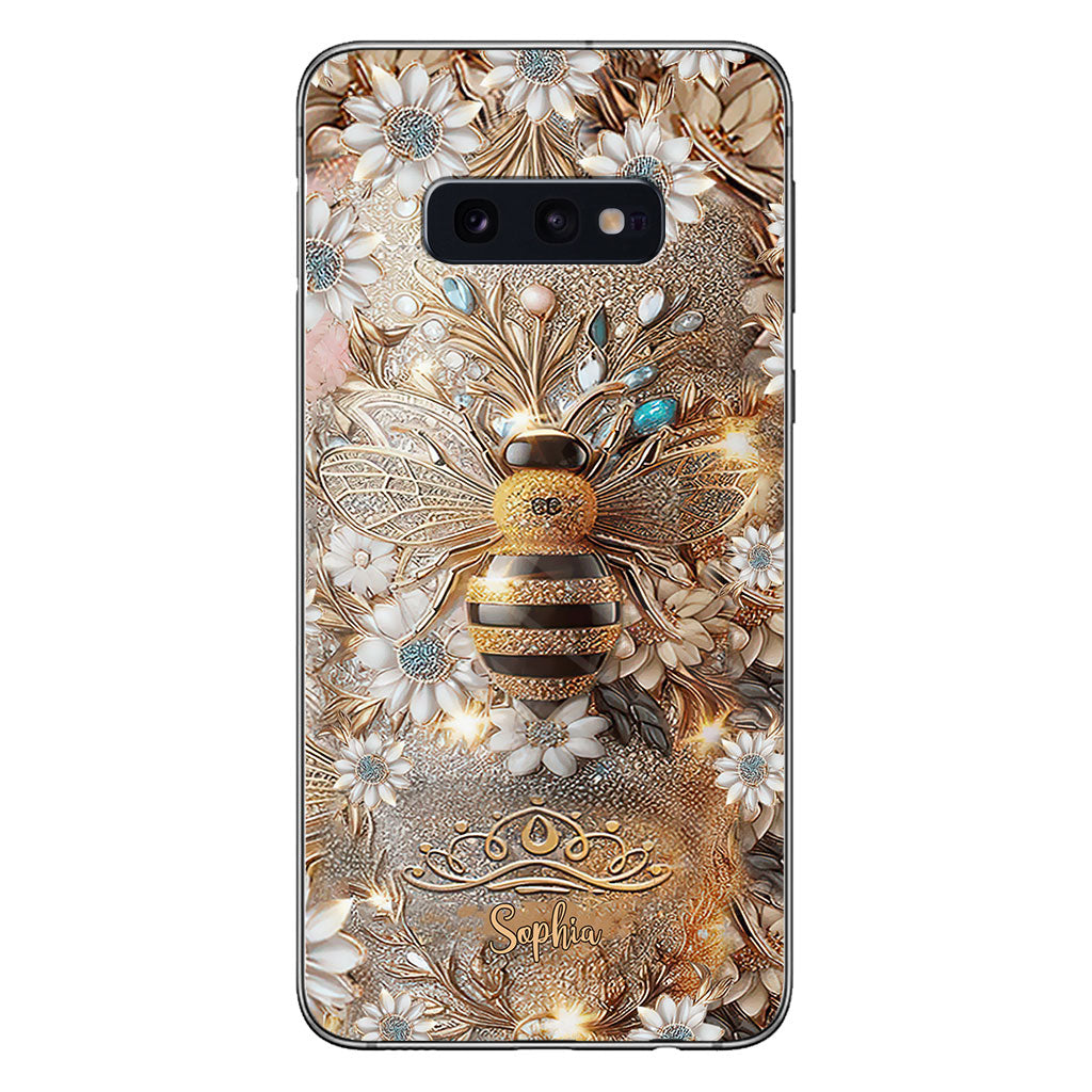 Queen Bee - Personalized Bee Clear Phone Case