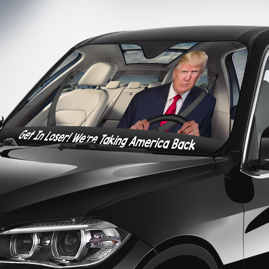 Get In Loser - Car Sunshade