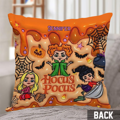 Sisters - Personalized Three Witches Throw Pillow