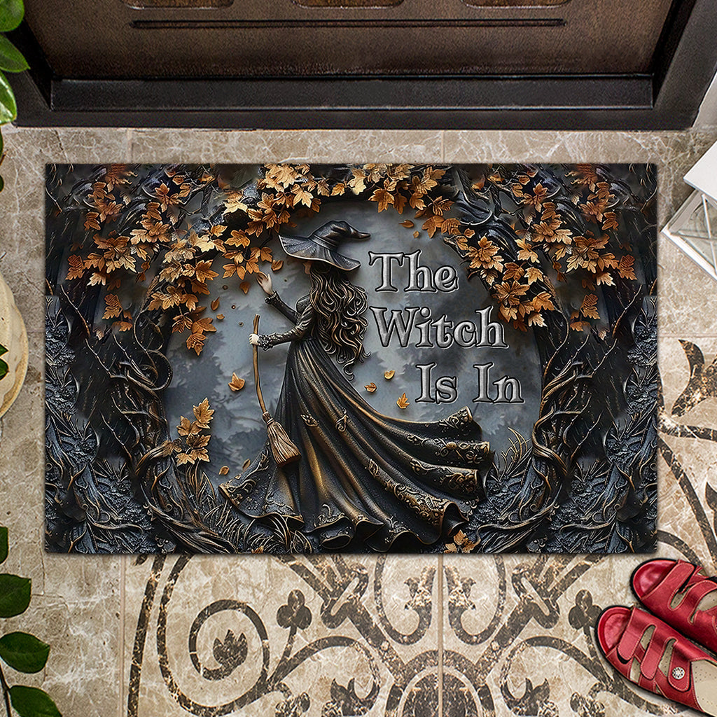 The Witch Is In - Witch Doormat