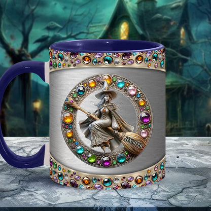 Beautiful Witch - Personalized Witch Accent Mug