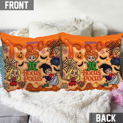 Sisters - Personalized Three Witches Throw Pillow