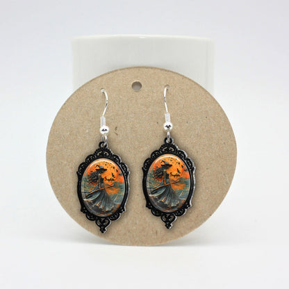 Beautiful Witch - Personalized Witch Earrings