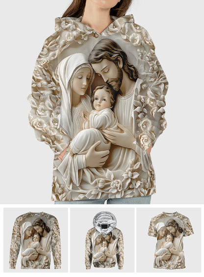 The Holy Family - Christian All Over Shirt