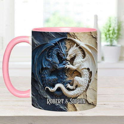 Love Dragons - Personalized Dragon Accent Mug