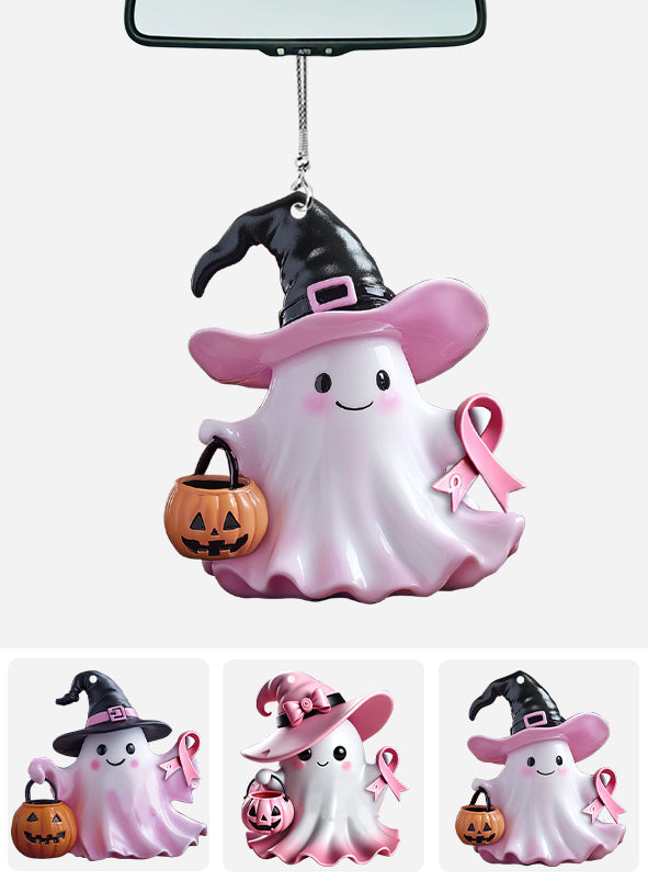 Breast Cancer Awareness - Personalized Breast Cancer Awareness Car Ornament