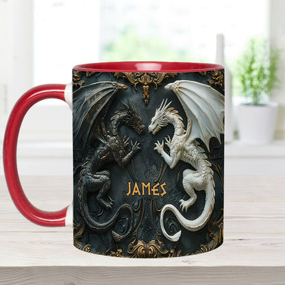 Love Dragons - Personalized Dragon Accent Mug