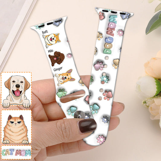 Pet Mom - Personalized Dog Apple Watch Band