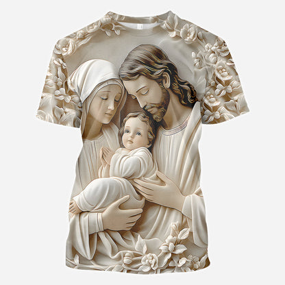 The Holy Family - Christian All Over Shirt