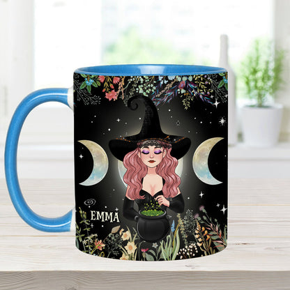 In A World Full of Princesses Be A Witch - Personalized Witch Accent Mug