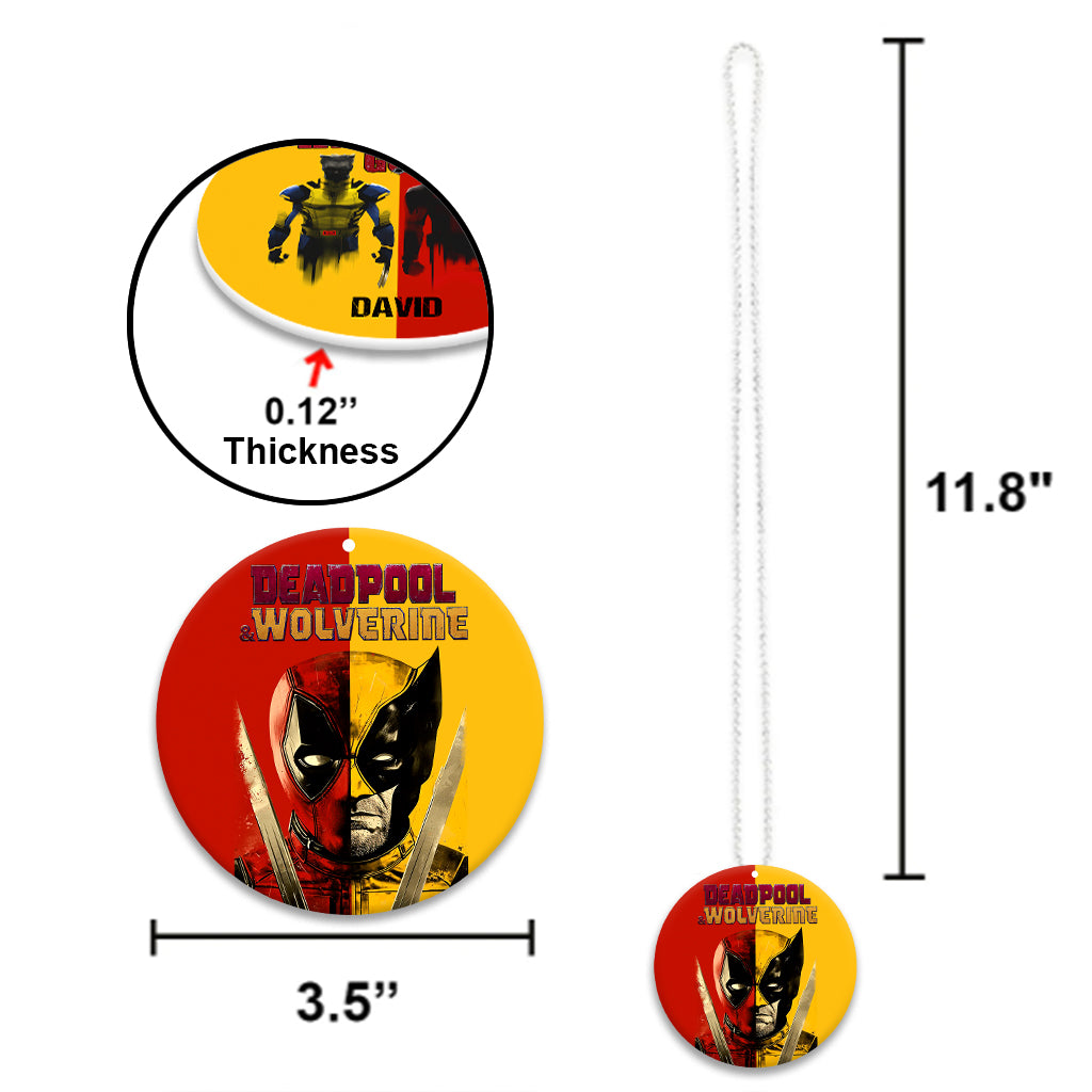 Let's F**king Go - Personalized The Psychopath Car Ornament