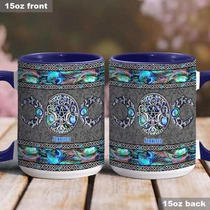 Tripple Moon - Personalized Witch Accent Mug