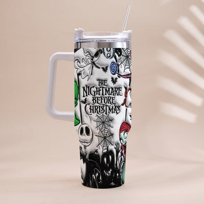 Nightmare - Personalized Nightmare Tumbler With Handle