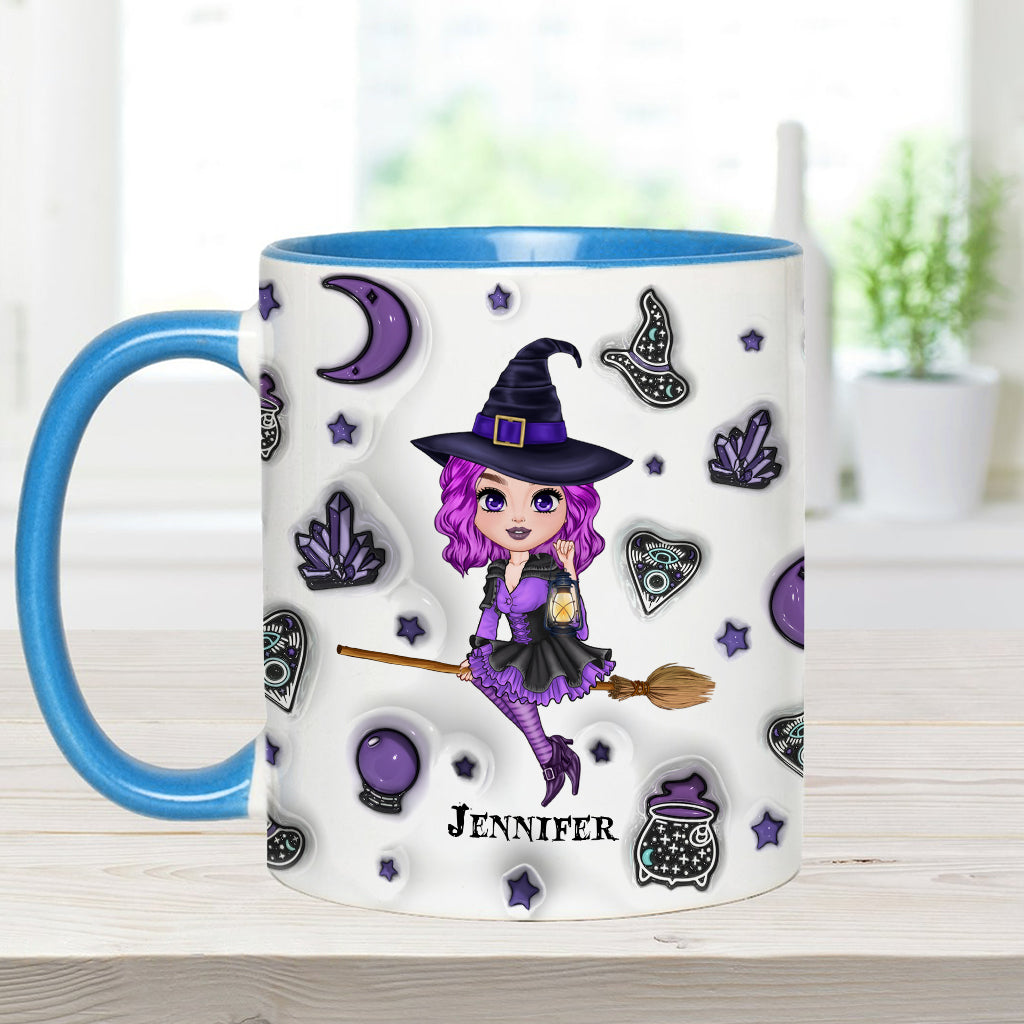 Moon Child - Personalized Witch Accent Mug