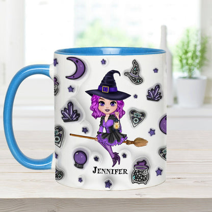 Moon Child - Personalized Witch Accent Mug