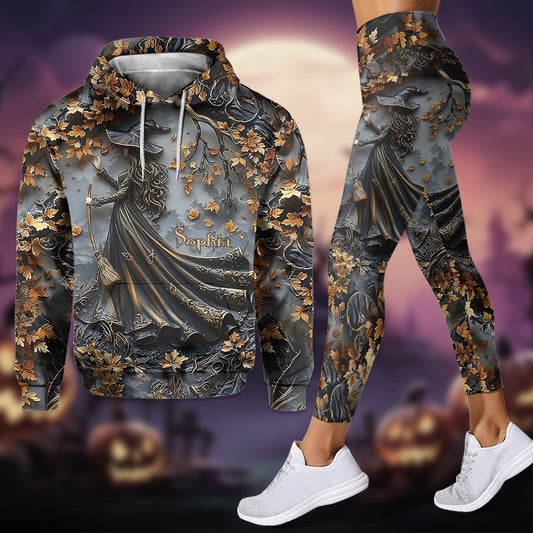 Beautiful Witch - Personalized Witch Hoodie and Leggings