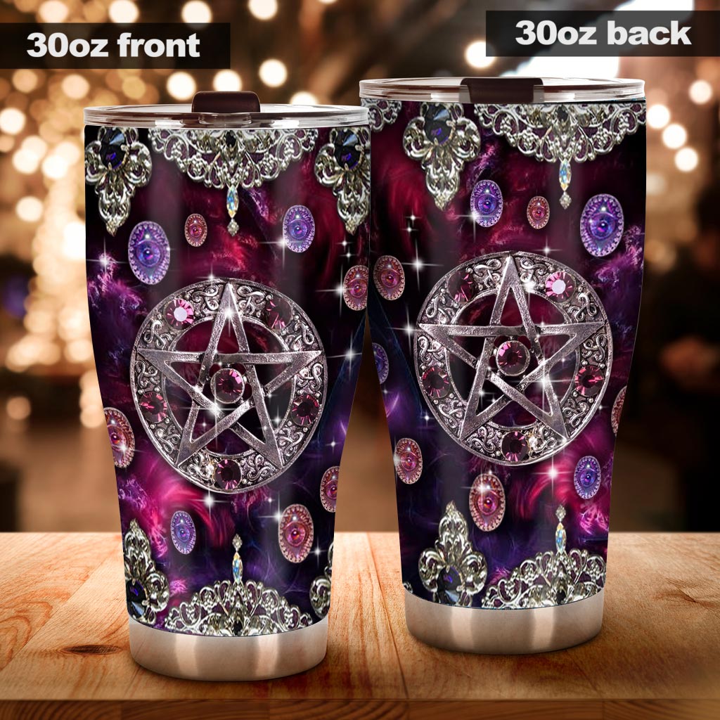 Divine Witch - Tumbler With 3D Pattern Print