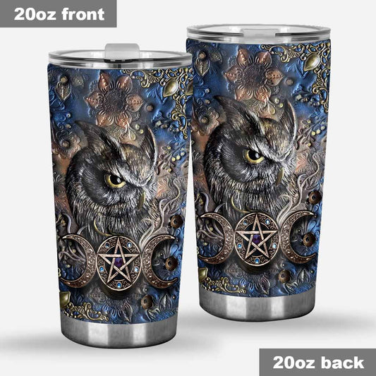 Mystery Spirit - Witch Tumbler With 3D Pattern Print