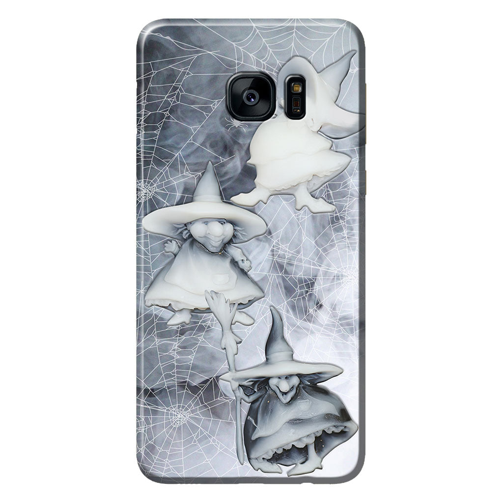 Three Little Witches - Phone Case With 3D Pattern Print