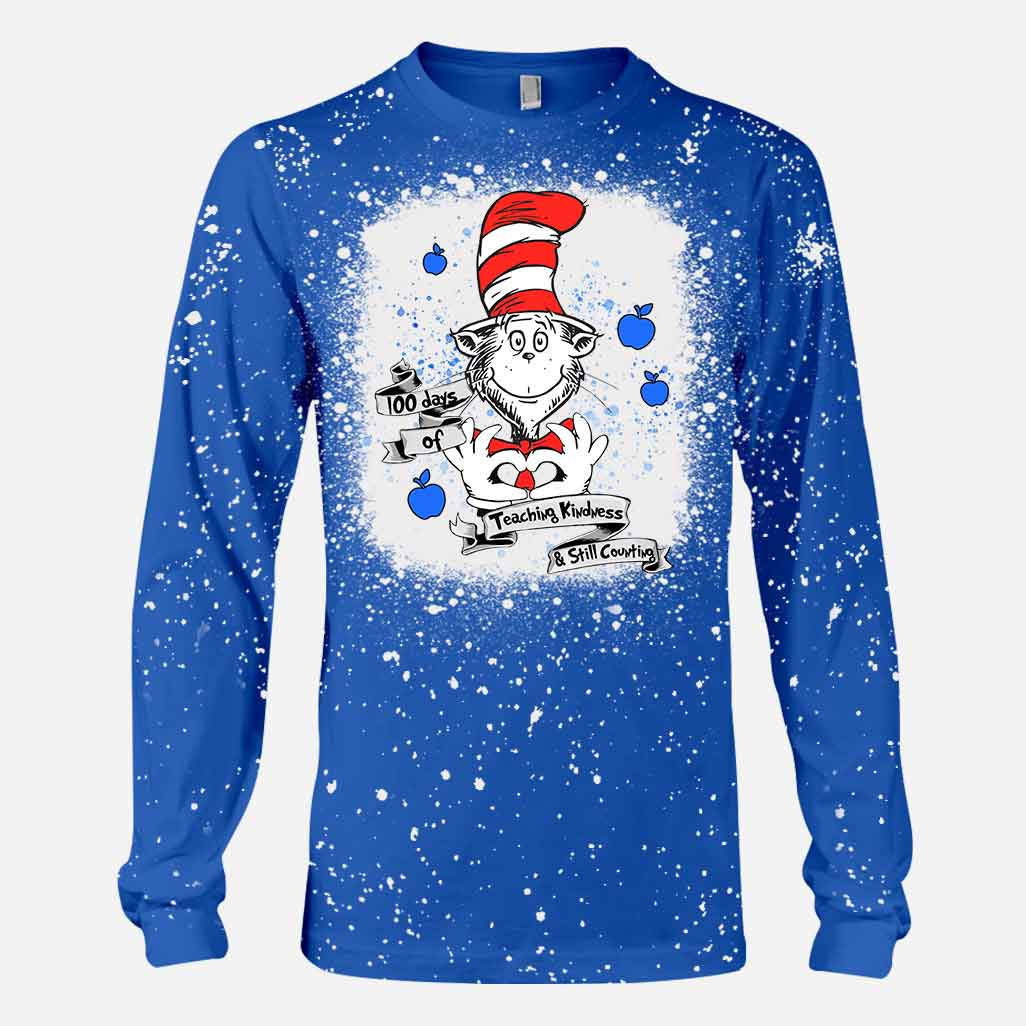 100 Days Of Teaching Kindness - Handmade Bleached Shirts