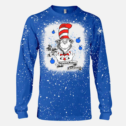 100 Days Of Teaching Kindness - Handmade Bleached Shirts